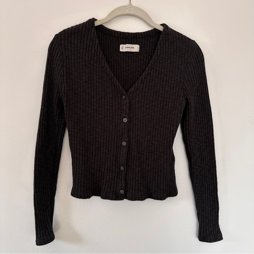 Everlane Cozy Rib Cardigan - Picture 2 of 10